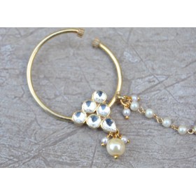  Polki Diamond Nath Nose Ring